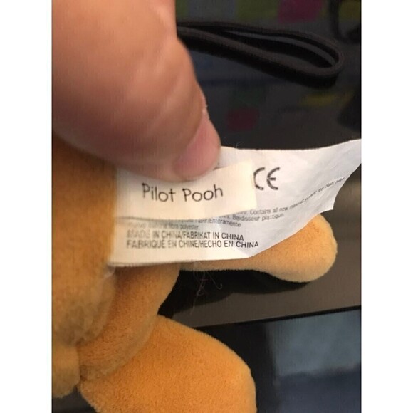 Disney Pilot Pooh Plush Bean Bag - Picture 7 of 7